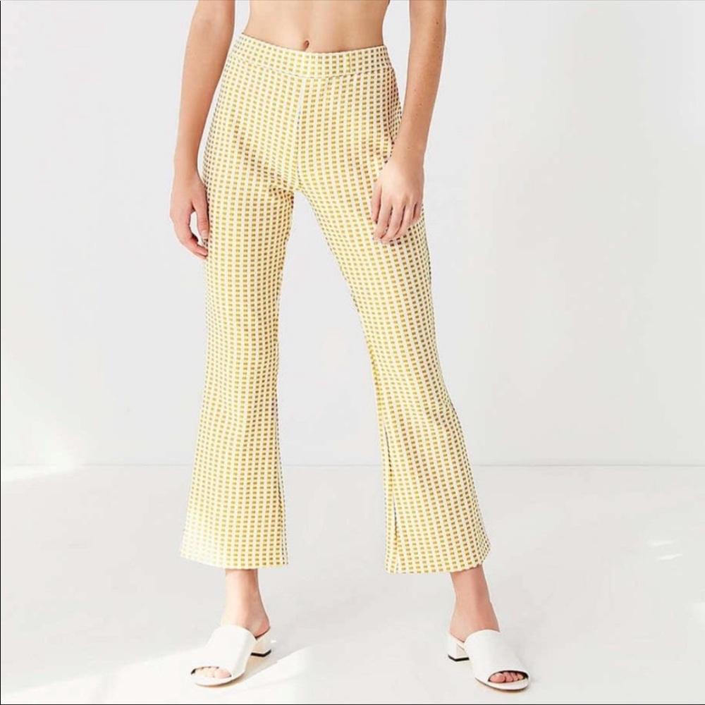 Urban Outfitters Casey Kick flare crop pants S